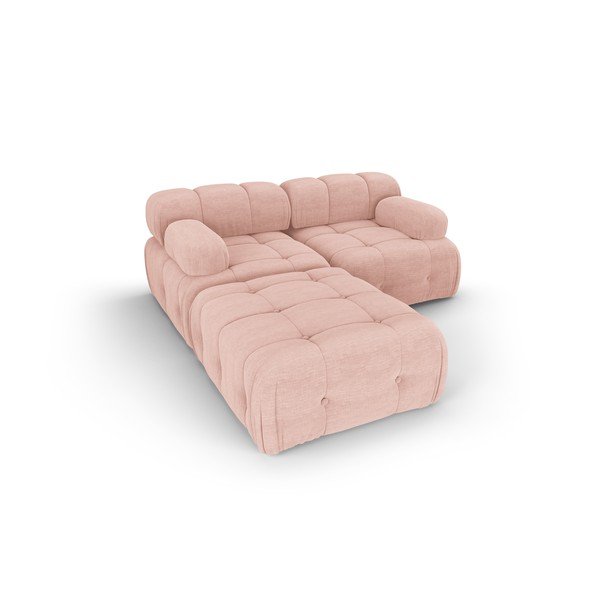 Gaiši rozā stūra dīvāns Ferento – Cosmopolitan Design-image-4