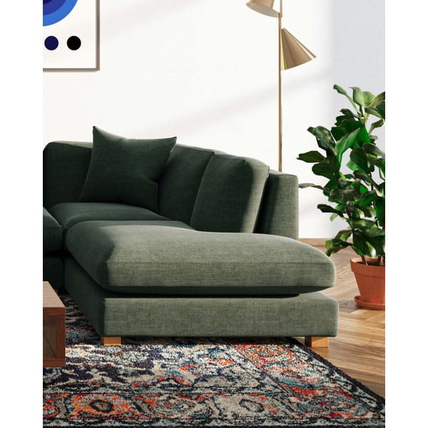 Zaļš stūra dīvāns (ar labo stūri) Pomo – Ame Yens-image-4