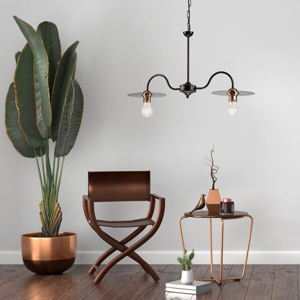 Melns piekaramais gaismeklis – LAMKUR-image-1