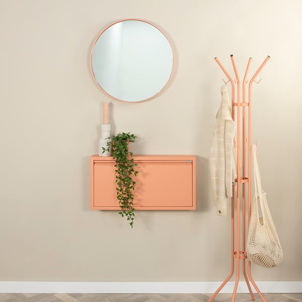 Lašrozā metāla atverams apavu plaukts 75x37,5x12,5 cm Billy – Spinder Design-image-1