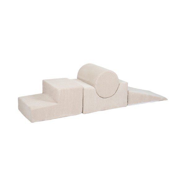 Krēmkrāsas velveta putu rotaļu laukums 45x170x30 cm Montessori – Meowbaby