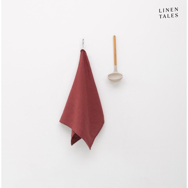 Lina trauku dvielis 45x65 cm Marsala – Linen Tales