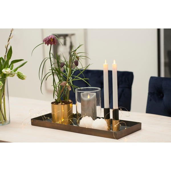 LED svece (2 gab.) uz baterijām (augstums 25 cm) Sara Crown – Sirius-image-2