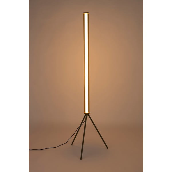 Bēša LED stāvlampa ar regulējamu spilgtumu un stikla abažūru (augstums 156 cm) Scotty – Zuiver-image-3