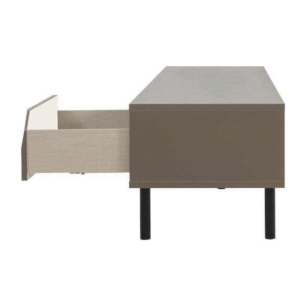 Tumši pelēks TV galdiņš 177x39 cm Corner – Tenzo-image-3