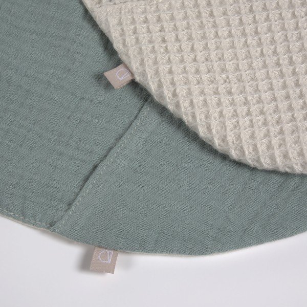 2 priekšautiņu komplekts ar kabatu no organiskās kokvilnas Kave Home Lupe-image-2