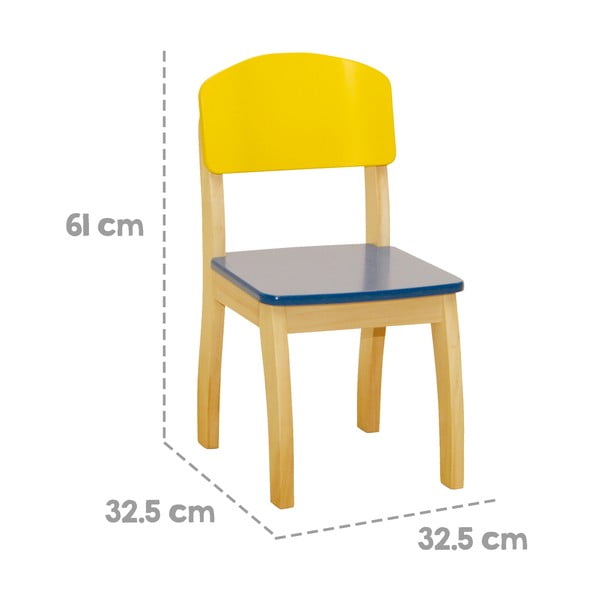 Dzeltens bērnu krēsls – Roba-image-2