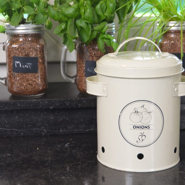 Tērauda konteiners sīpoliem un ķiplokiem – Esschert Design-image-1