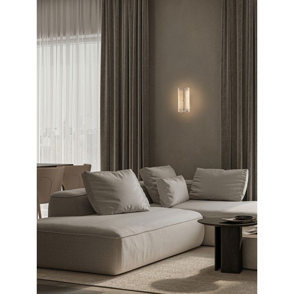 Misiņa krāsas tērauda LED sienas lampa Sarin – Nova Luce-image-1