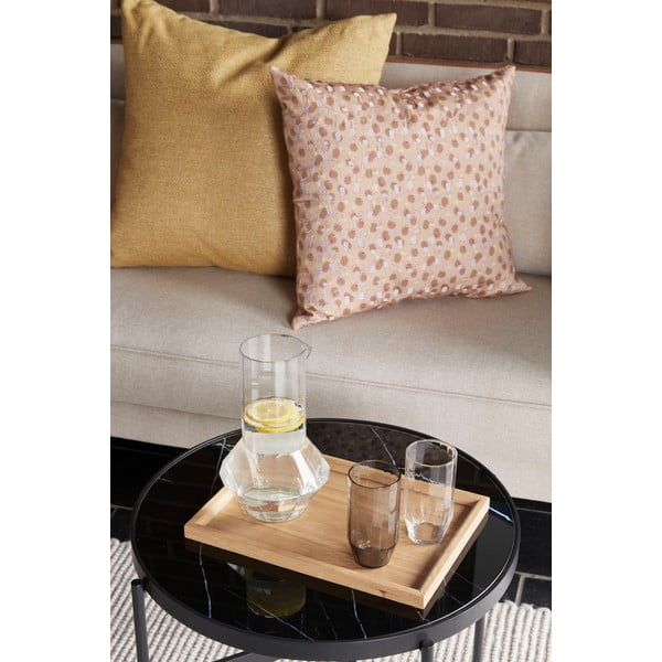 Dzeltens spilvens Hübsch Nela, 60 x 60 cm-image-1