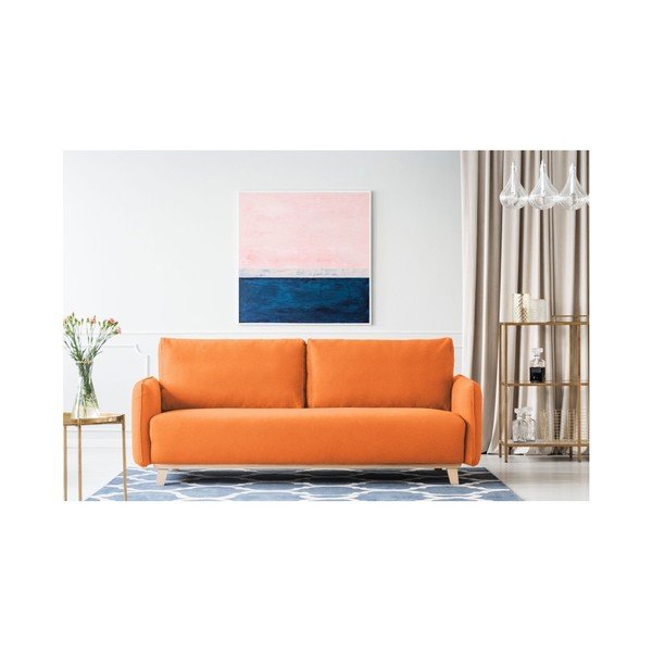 Apelsīnu trīsvietīgs dīvāns Kooko Home Bebop-image-1