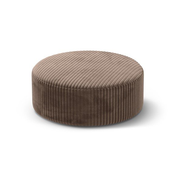 Brūns velveta pufs Dia – Micadoni 