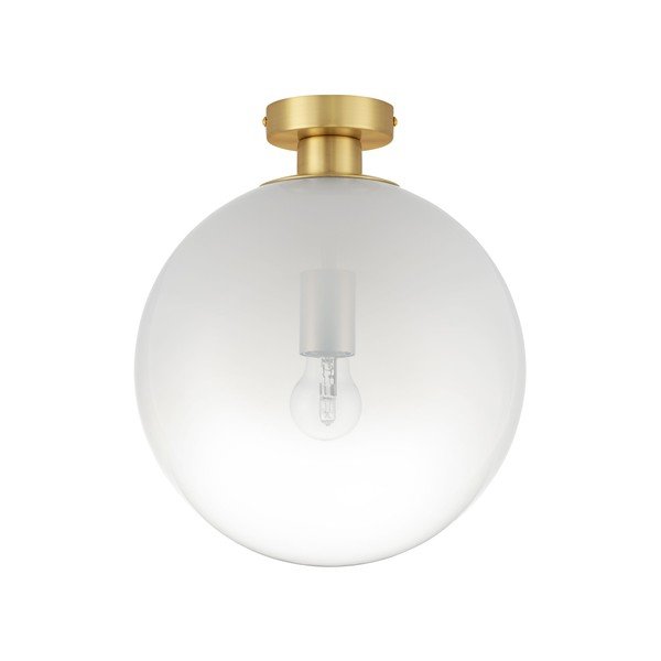 Balta/zelta krāsas stikla griestu lampa Vita – Nova Luce