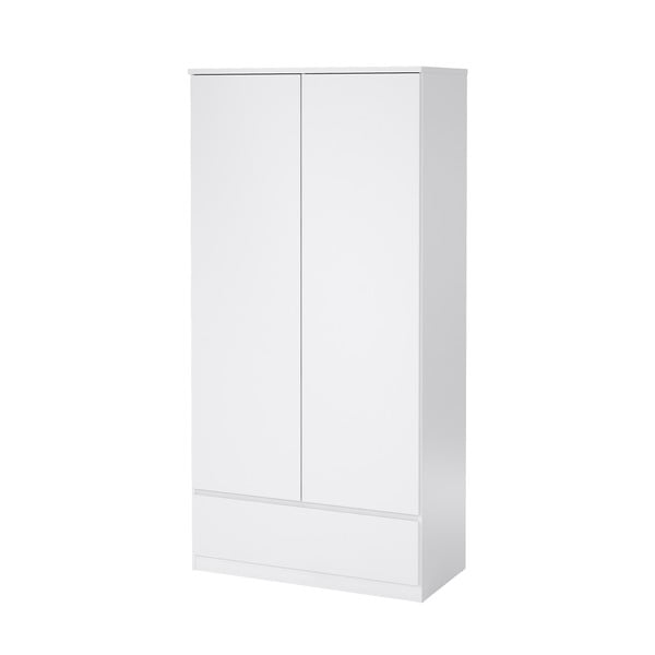 Balts drēbju skapis 99x201 cm Naia – Tvilum-image-3