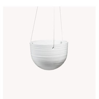 Balts keramikas pakarināms puķu pods Big Pots Bergamo, ø 18 cm