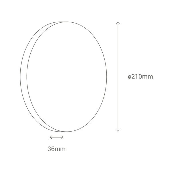 Balta sienas lampa ar LED gaismu SULION Moran-image-2