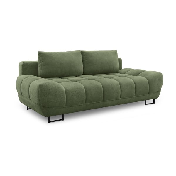 Zaļš trīsvietīgs izlaižams dīvāns ar uzglabāšanas vietu Windsor & Co Sofas Cumulus-image-3
