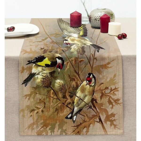 Galda celiņš 40x130 cm Yellow Bird – Mila Home-image-1