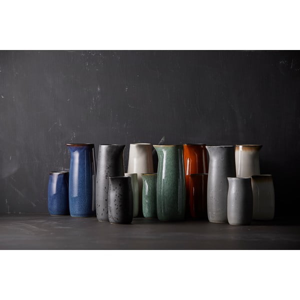 Pelēka keramikas piena krūze 500 ml Grey/Grey – Bitz-image-3