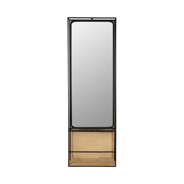 Sienas spogulis ar plauktu 53x165 cm Langres – Dutchbone