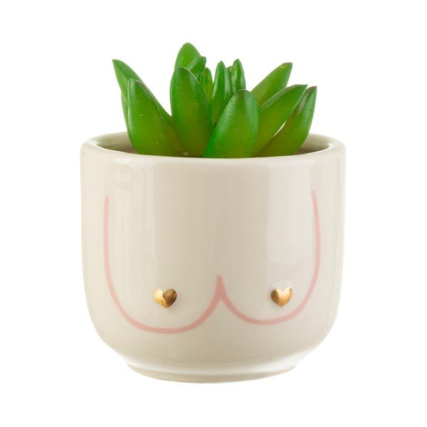 Keramikas puķu poda apvalks ø 8 cm Girl Power – Sass & Belle-image-2