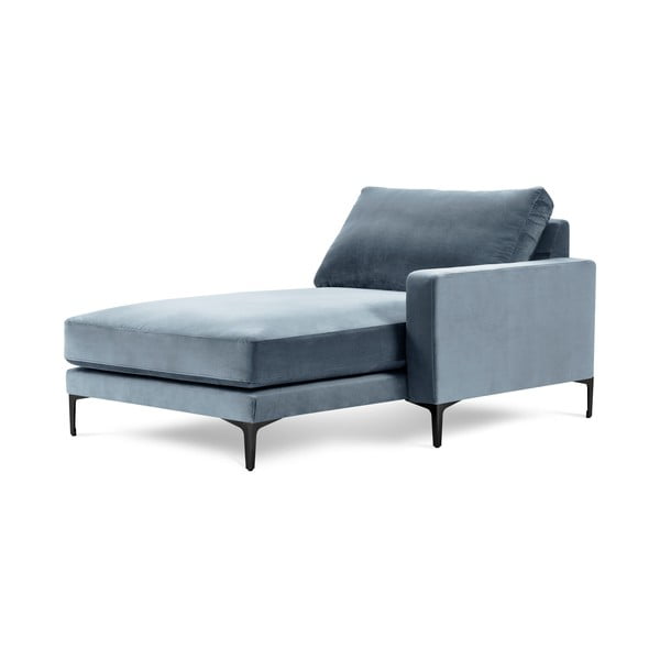 Gaiši zils samta zvilnis Kooko Home Harmony, labais stūris-image-2