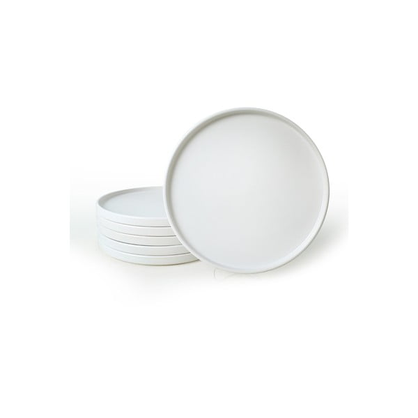 Balti keramikas šķīvji (6 gab.) ø 27 cm – Hermia