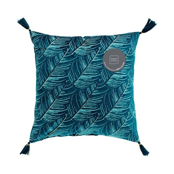 Samta dekoratīvais spilvens 40x40 cm Palmina – douceur d'intérieur-image-3