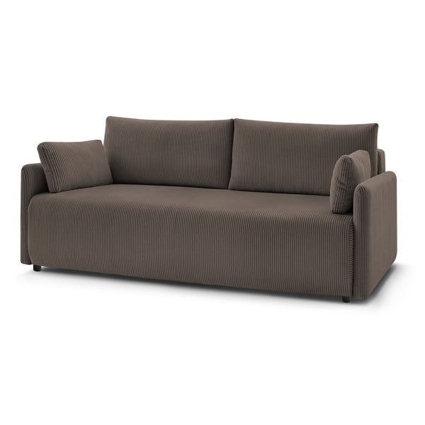 Brūns velveta salokāms dīvāns 211 cm Marcel – Bobochic Paris-image-3