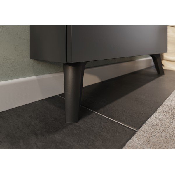 Antracīta pelēks atverams apavu plaukts Scarpa – Germania-image-3