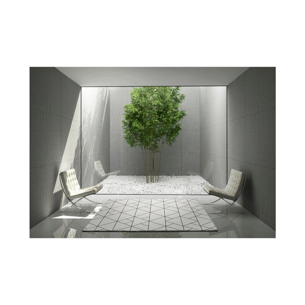 Balts paklājs Universal Nilo, 67 x 250 cm-image-1