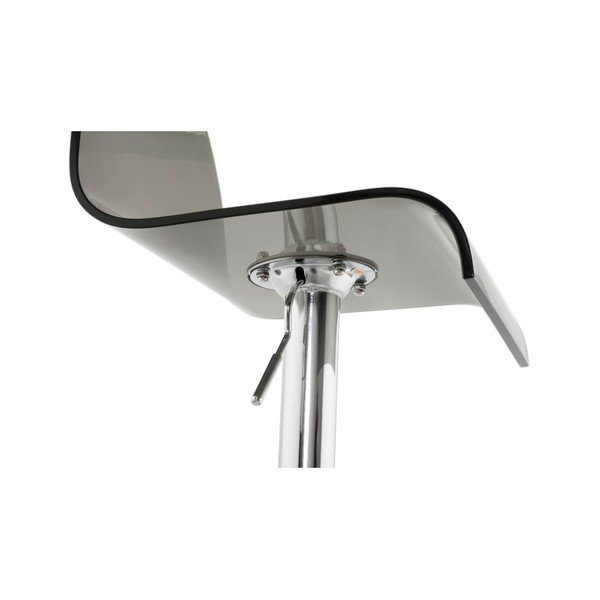 Kokoon Plexi pelēks bāra krēsls-image-1