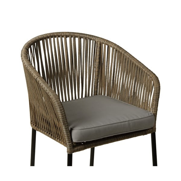 2 pelēkbrūnu dārza krēslu komplekts Bonami Selection Trapani-image-2