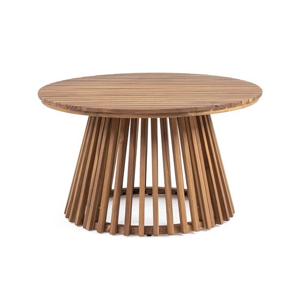 Akācijas masīvkoka apaļš dārza kafijas galdiņš ø 70 cm Rodano – Bizzotto