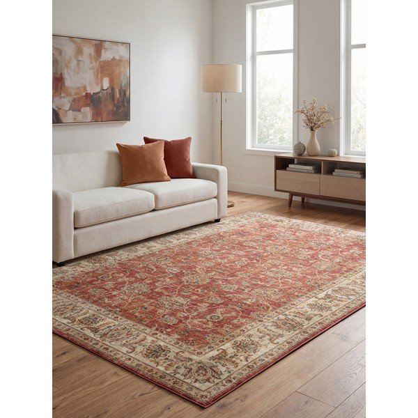Sarkans paklājs 160x220 cm Raja – Asiatic Carpets-image-1