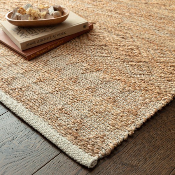 Dabīga toņa ar rokām darināts paklājs no džutas maisījuma 160x230 cm Asher Natural – Asiatic Carpets-image-1