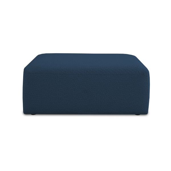 Tumši zils modulārais dīvāns no buklē auduma Roxy – Scandic
