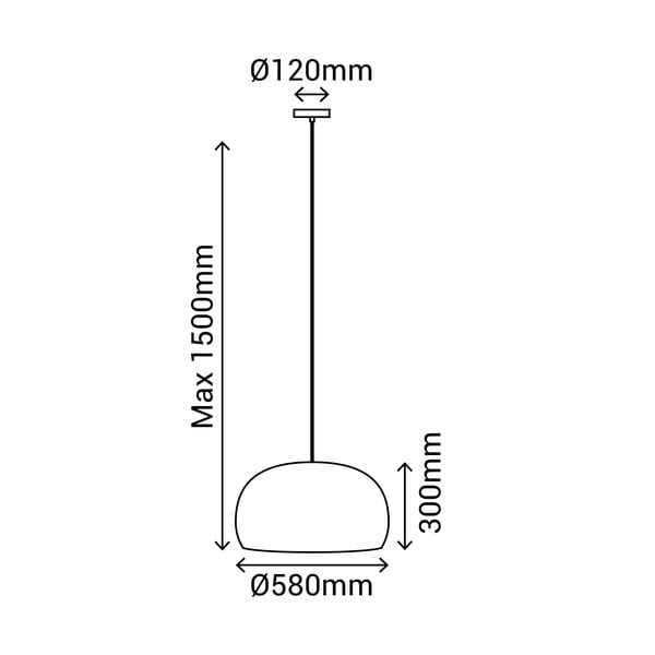 Rotangpalmas griestu lampa SULION Nest, augstums 150 cm-image-3
