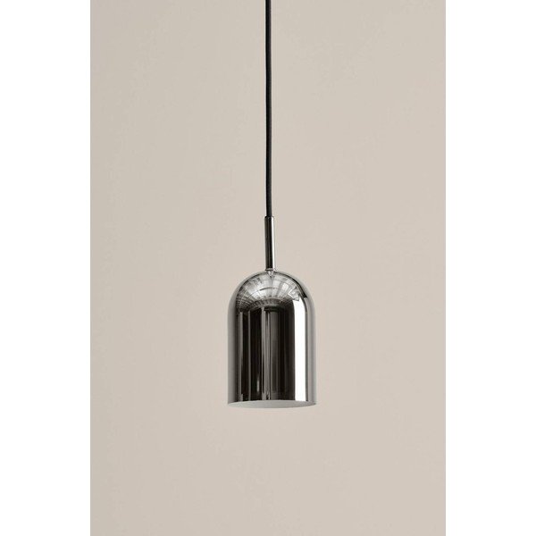 Spīdīgas sudraba krāsas metāla piekaramā lampa ø 10 cm Ara – Jotex-image-2