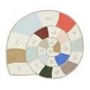 Ar rokām darināts bērnu paklājs no vilnas maisījuma 100x112 cm Nautilus – OYOY Mini