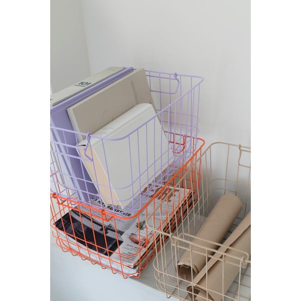 Stiepļu metāla uzglabāšanas grozs 37x26x20 cm Store-It – Mette Ditmer Denmark-image-4