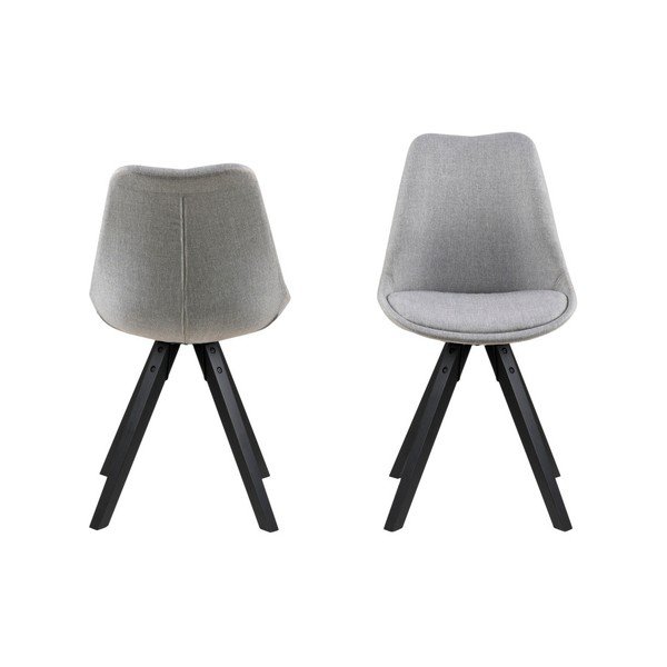 2 pelēku ēdamistabas krēslu komplekts Actona Dima-image-3