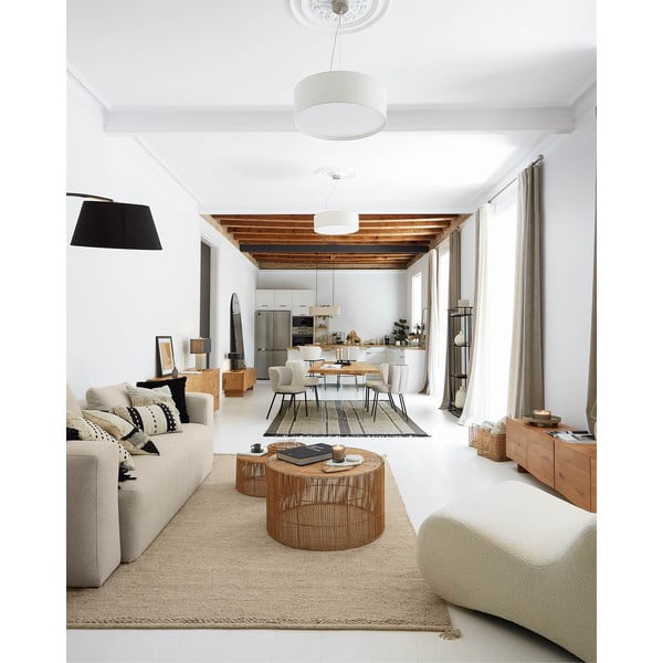 Bēšs aizkars 140x270 cm Marja – Kave Home-image-3