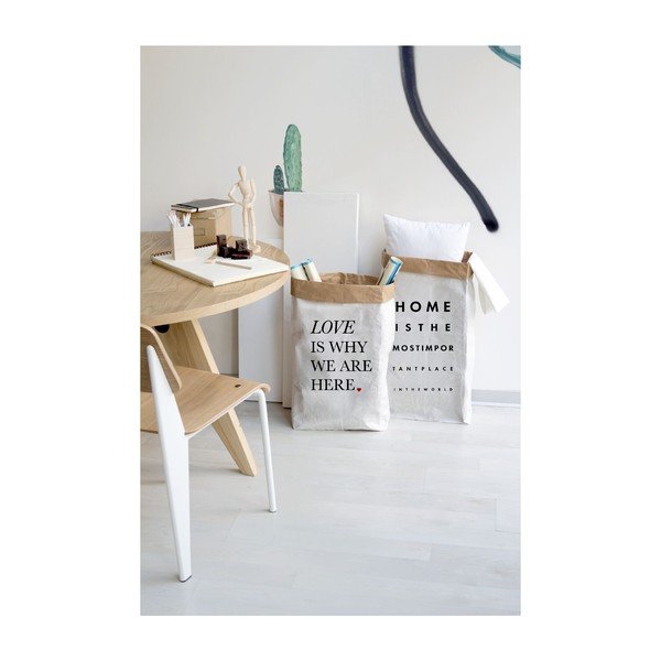 Pārstrādāta papīra uzglabāšanas maiss Really Nice Things Most Important-image-1