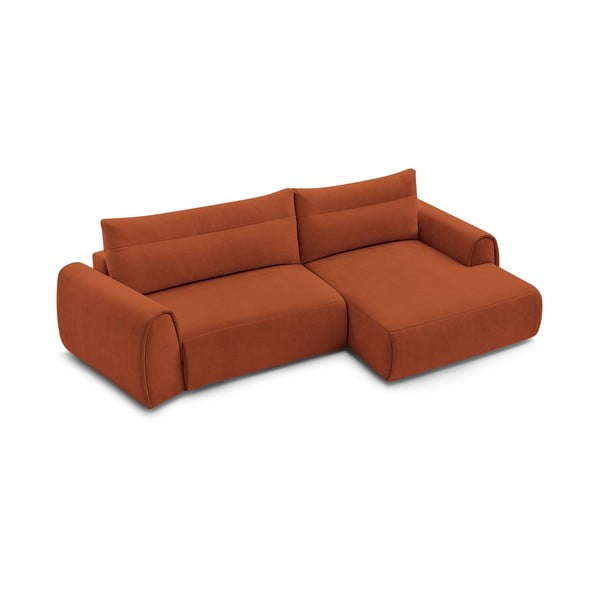 Oranžs stūra dīvāns Aden – Bobochic Paris-image-4