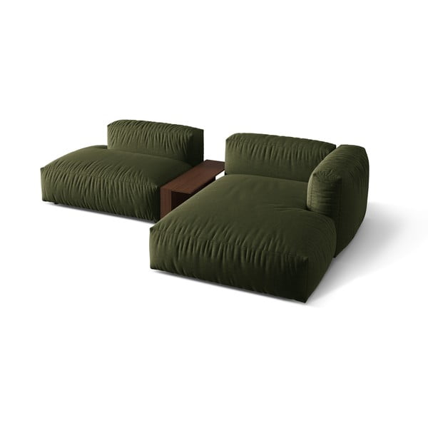 Zaļš modulārais stūra dīvāns (ar labo stūri) Martina – Micadoni Home-image-2