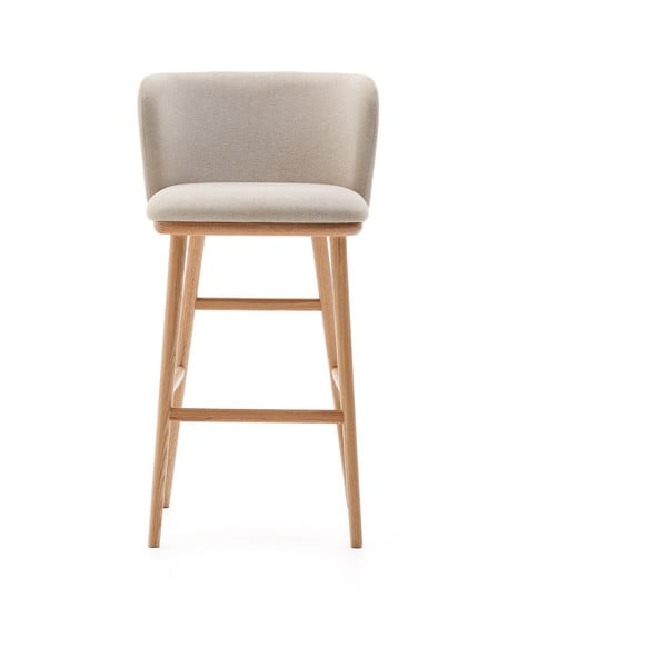 Bēšs bāra krēsls (sēdekļa augstums 75,5 cm) Ciselia – Kave Home-image-4