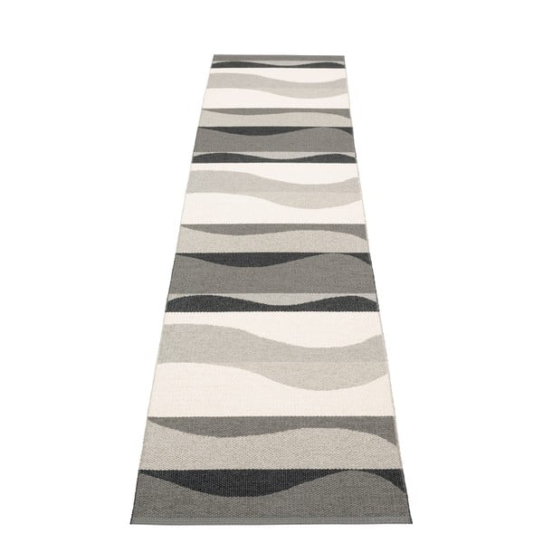 Pelēks iekštelpu un āra celiņa paklājs 70x300 cm Urvi Metal – Pappelina-image-2