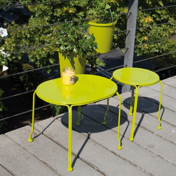 Zaļš galds balkonam Esschert Design Nature-image-1