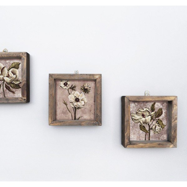 3 gleznu komplekts Vintage, 15 x 15 cm-image-1